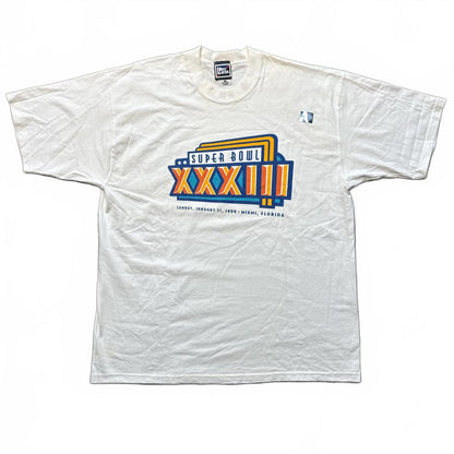 Super Bowl XXXIII 1997 Promotional Vintage 90's T-Shirt [COPY]