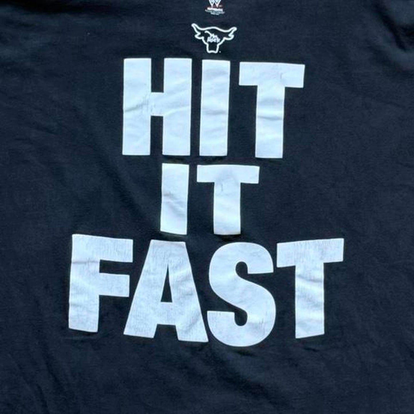 WWE The Rock “Hit It Fast, Hit It Strong” Wrestling T-shirt [COPY]