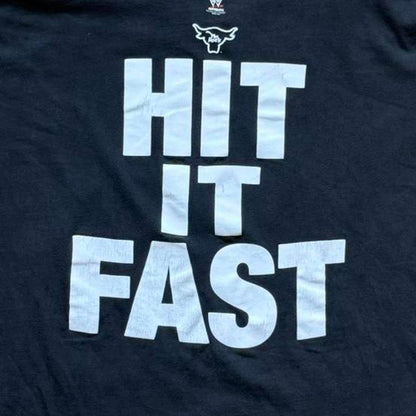WWE The Rock “Hit It Fast, Hit It Strong” Wrestling T-shirt [COPY]