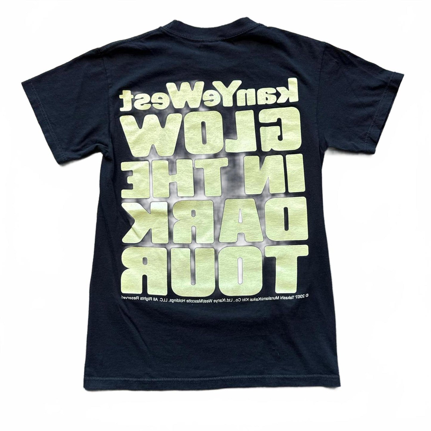 Takashi Murakami X Kanye Glow In The Dark Tour 2007 T-shirt [COPY]