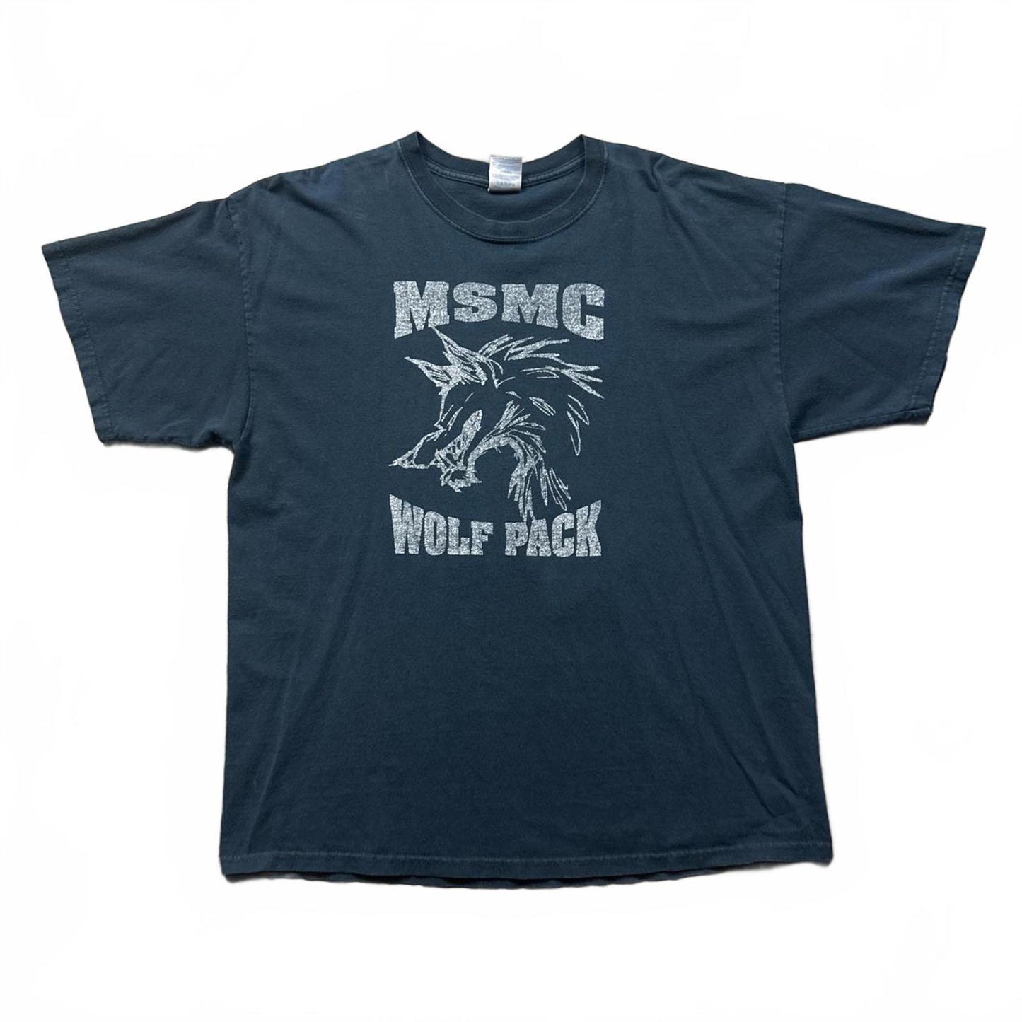 MSMC Wolf Pack Vintage Y2k Navy T-shirt  [COPY]