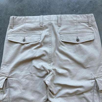 Gap cream straight leg cargo pants #y2kfashion # [COPY]