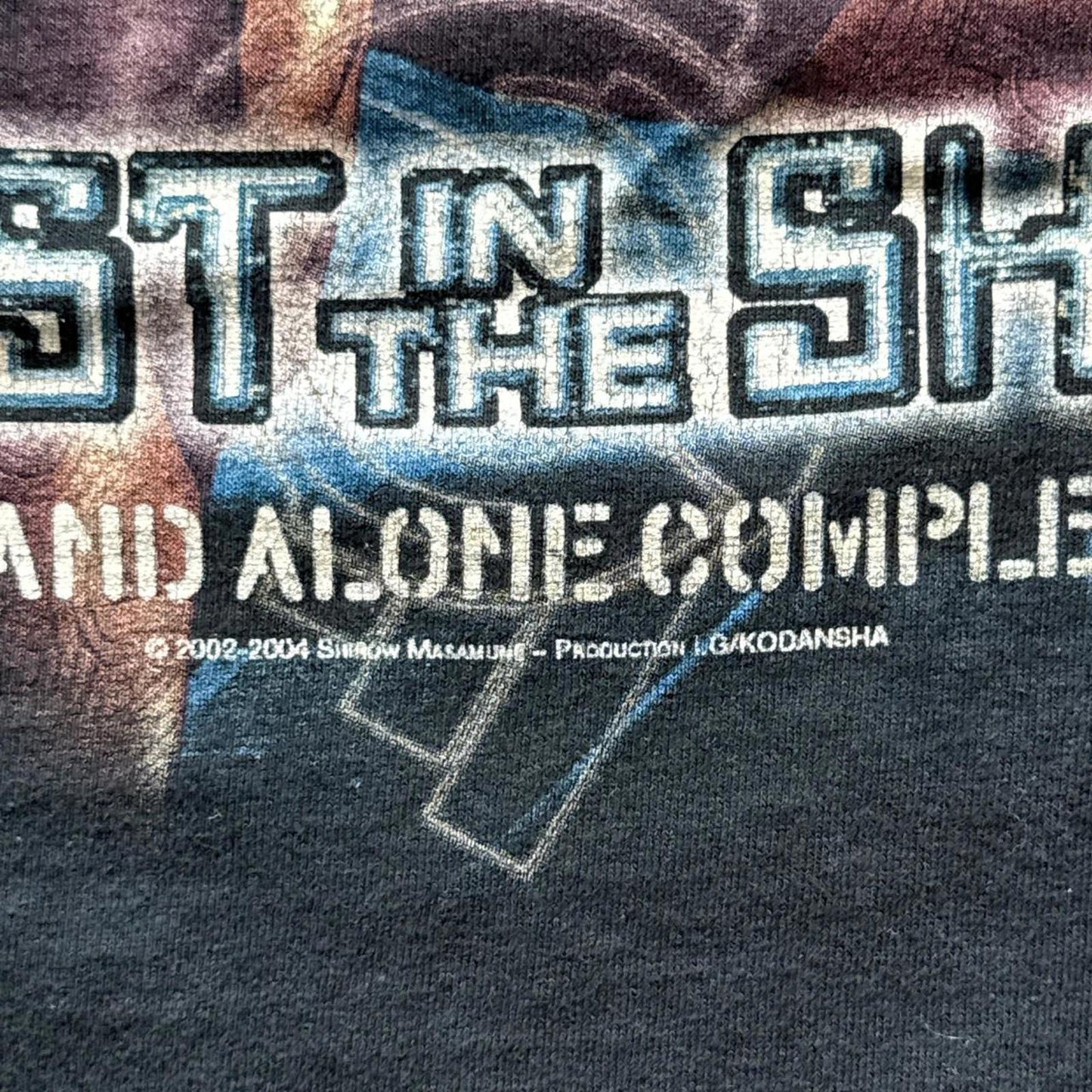 Faded Ghost In The Shell: Stand Alone Complex Promo T-Shirt  [COPY]