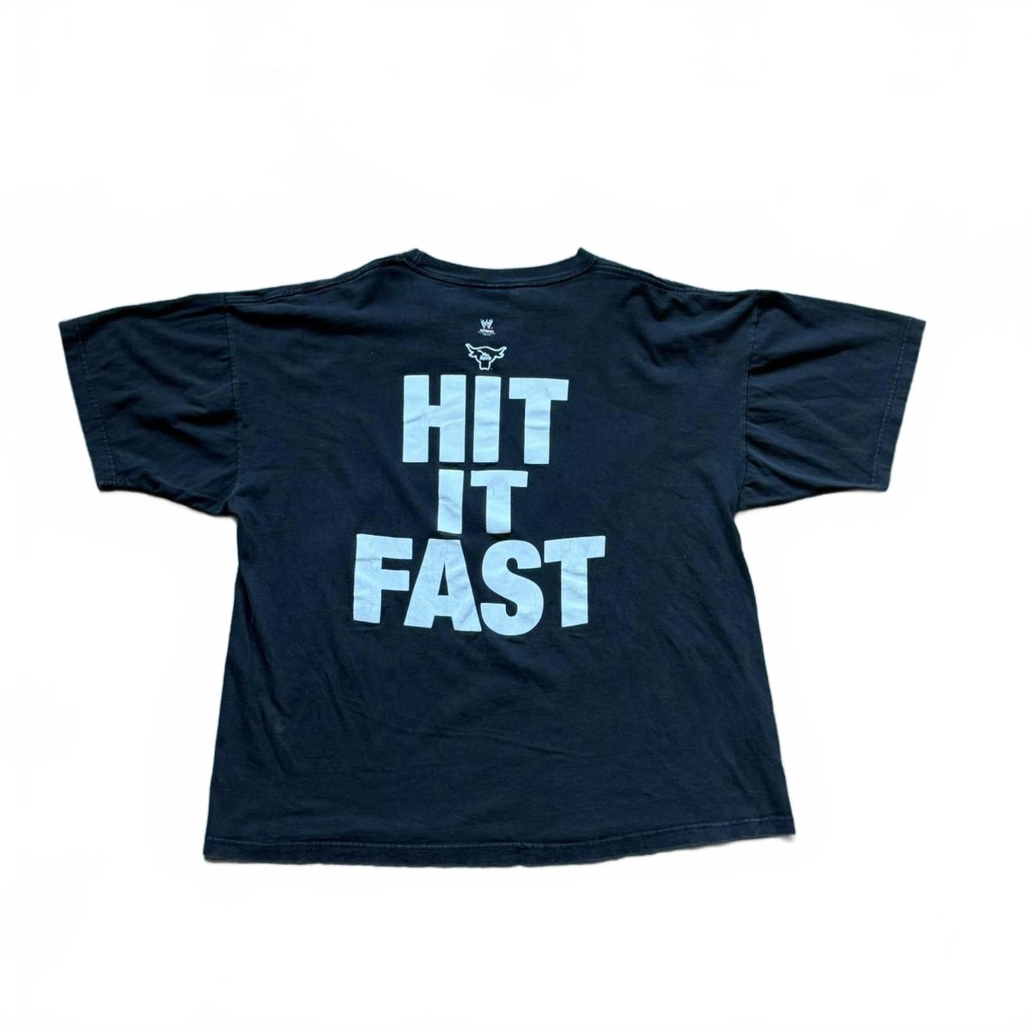 WWE The Rock “Hit It Fast, Hit It Strong” Wrestling T-shirt [COPY]