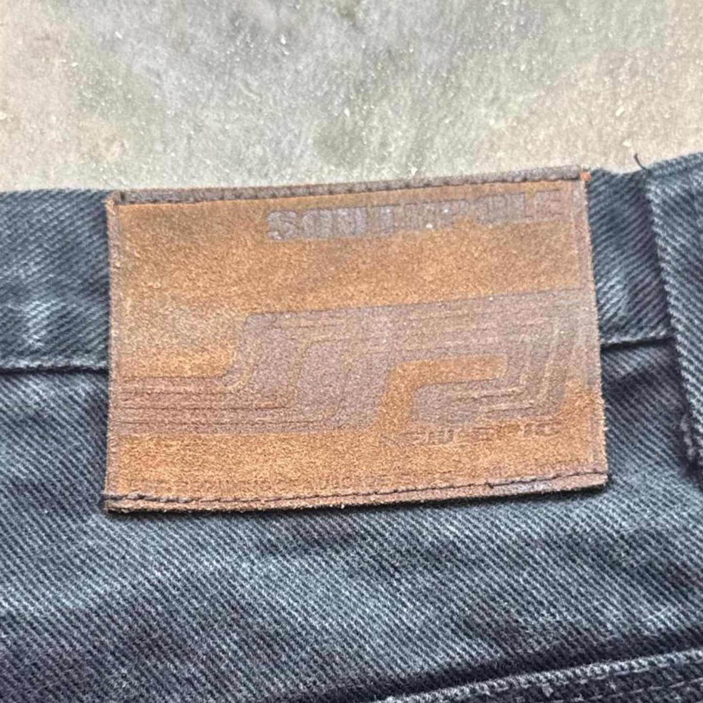 Southpole Black Denim Shorts  [COPY]