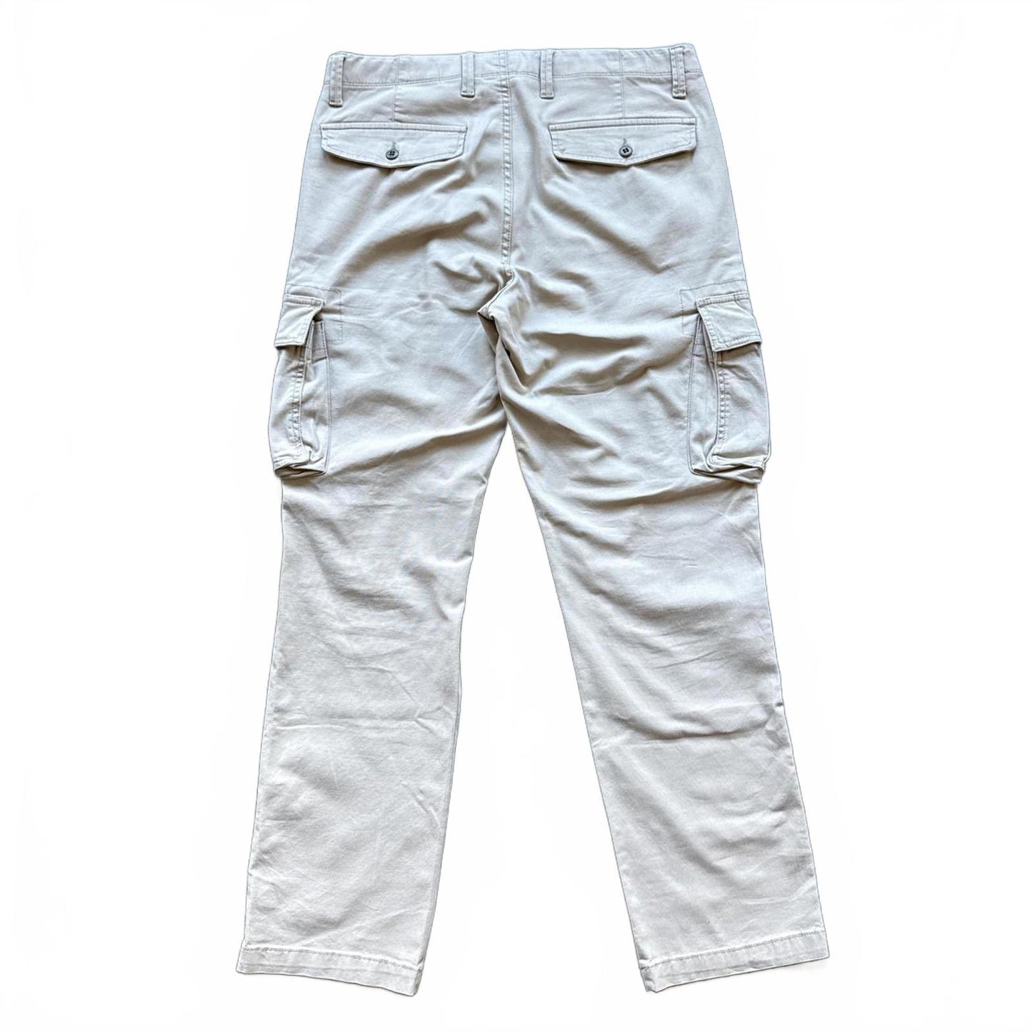 Gap cream straight leg cargo pants #y2kfashion # [COPY]