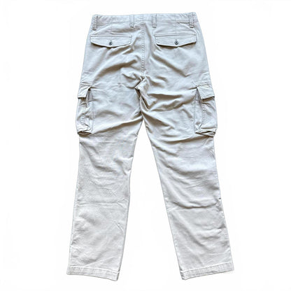 Gap cream straight leg cargo pants #y2kfashion # [COPY]