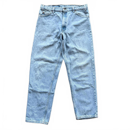 Levi's 550 Light Washed Denim Orange Tabs 90's Jeans [COPY]