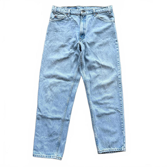 Levi's 550 Light Washed Denim Orange Tabs 90's Jeans [COPY]