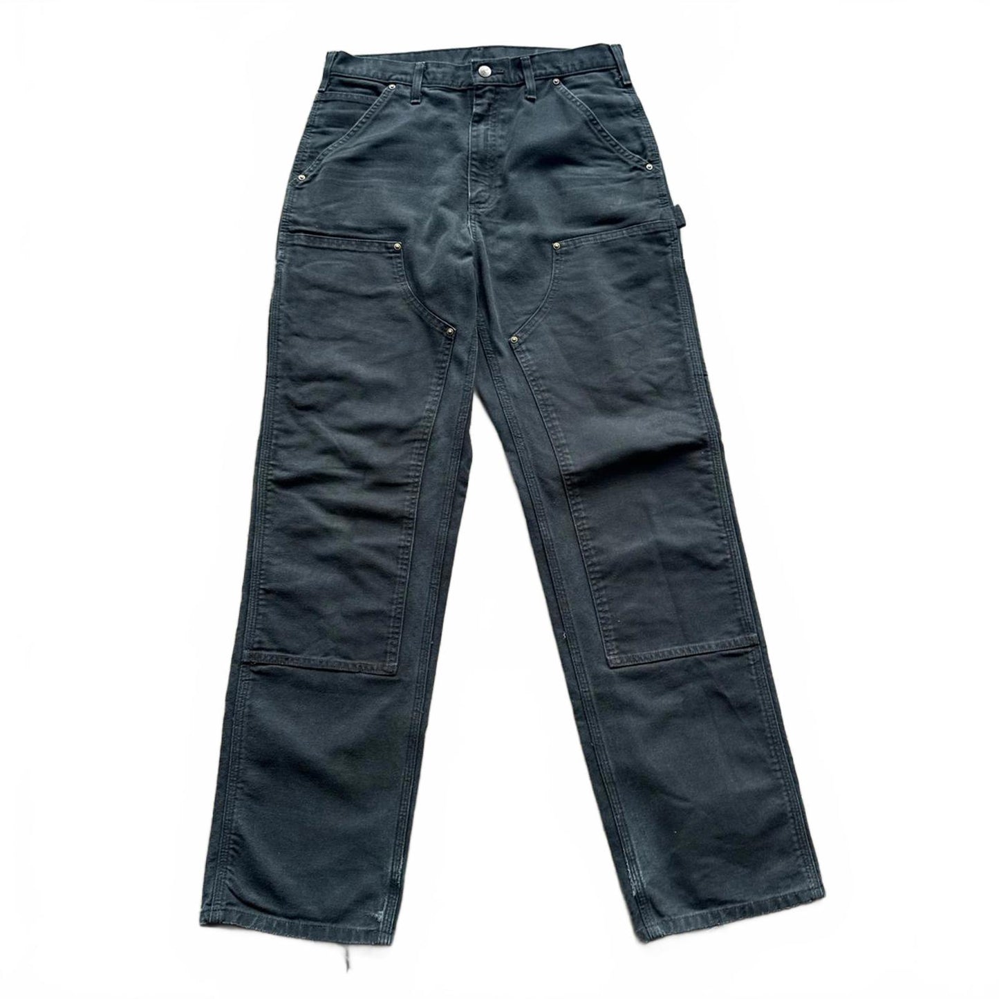 Black Carhartt Carpanter Double Knee Vintage Y2k Cargo Pants [COPY]