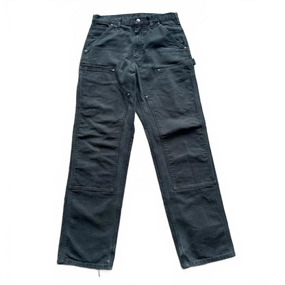 Black Carhartt Carpanter Double Knee Vintage Y2k Cargo Pants [COPY]