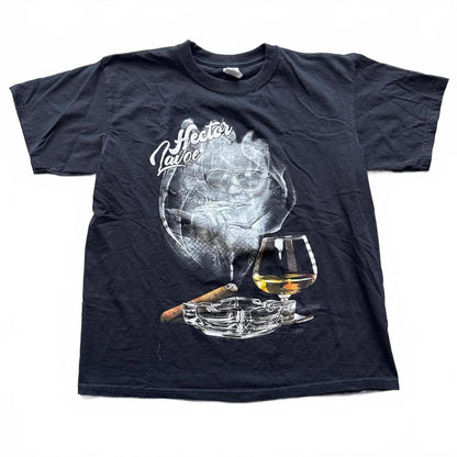 Black Hector Lavoe "Cognac and Cigars" Graphic Band T-Shirt  [COPY]