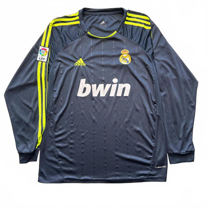 Navy Adidas Real Madrid 2012-2013 Long Sleeve T-Shirt  [COPY]