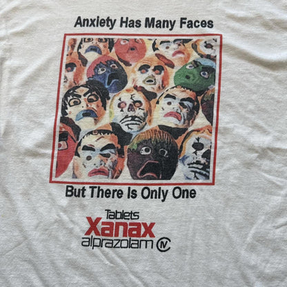 Anxiety Has Many Faces But Xanax Is The Only One 90s T-Shirt [COPY]
