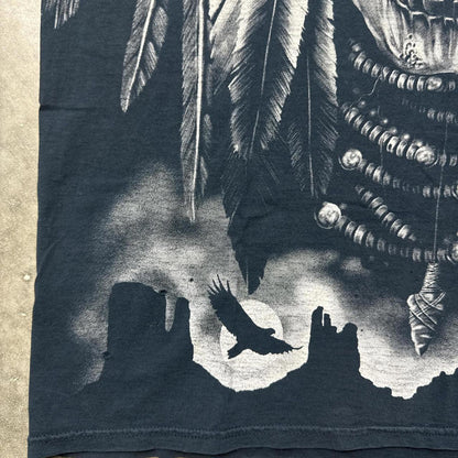 Native All Over Print Vintage Y2k Graphic T-Shirt  [COPY]
