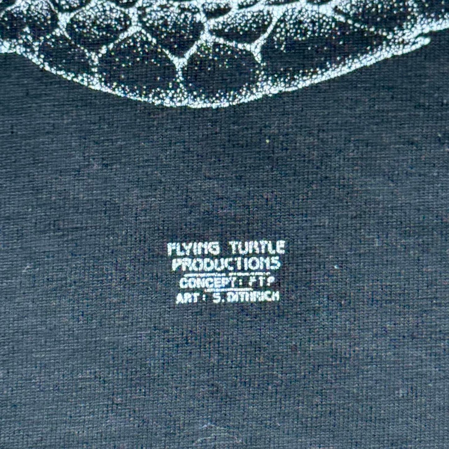 Flying Turtle Productions “Art: Dithrich” Y2K Faded T-Shirt [COPY]