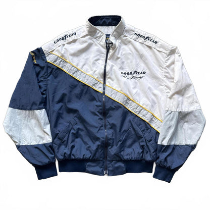 Good Year 90’s Two Tone Full Zip Up Windbreaker Jacket [COPY]