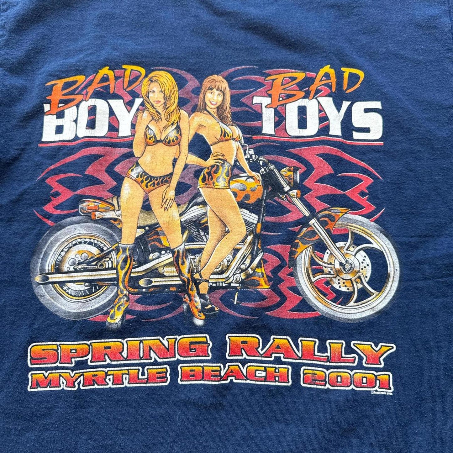 Myrtle Beach Spring Rally Vintage 90's Biker T-Shirt  [COPY]