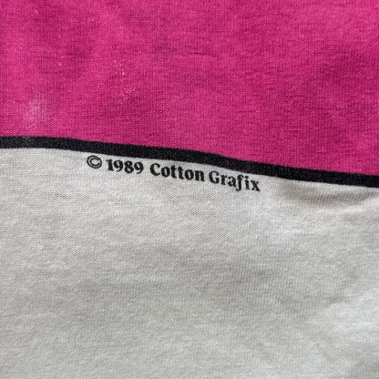 Ski The Pink Snow Vintage 80's Single Stitch 1989 T-Shirt [COPY]