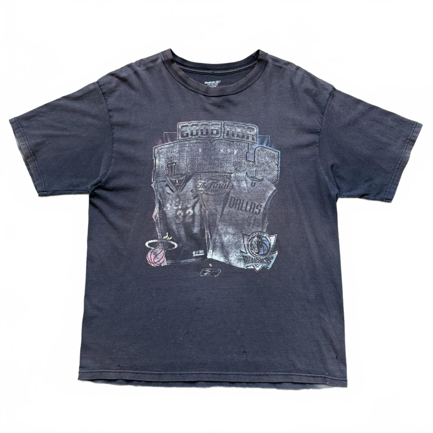 Reebok 2006 NBA Finals “Heat vs Mavericks” Graphic T-shirt  [COPY]