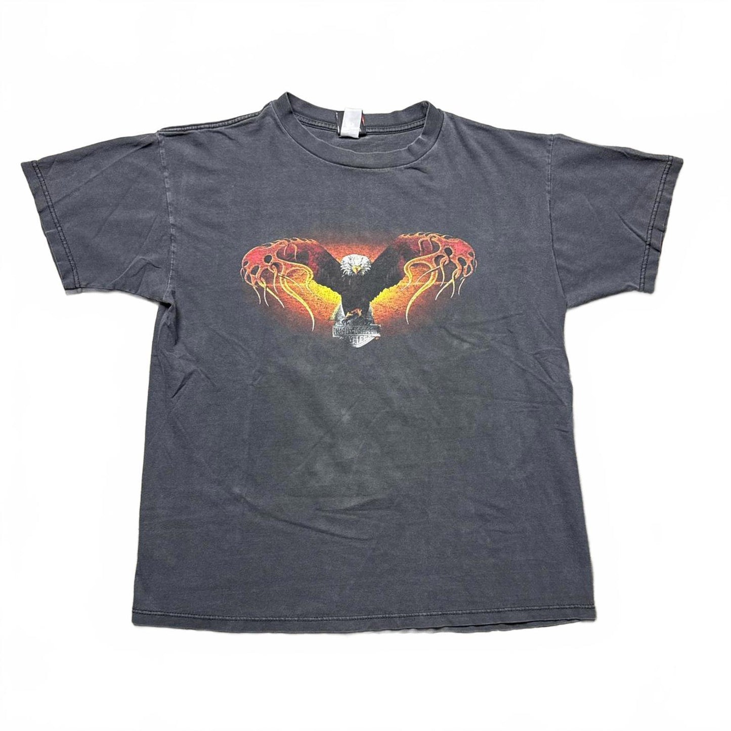 Harley Davidson Motorcylce Faded 2000 Eagle & Snake T-Shirt [COPY]