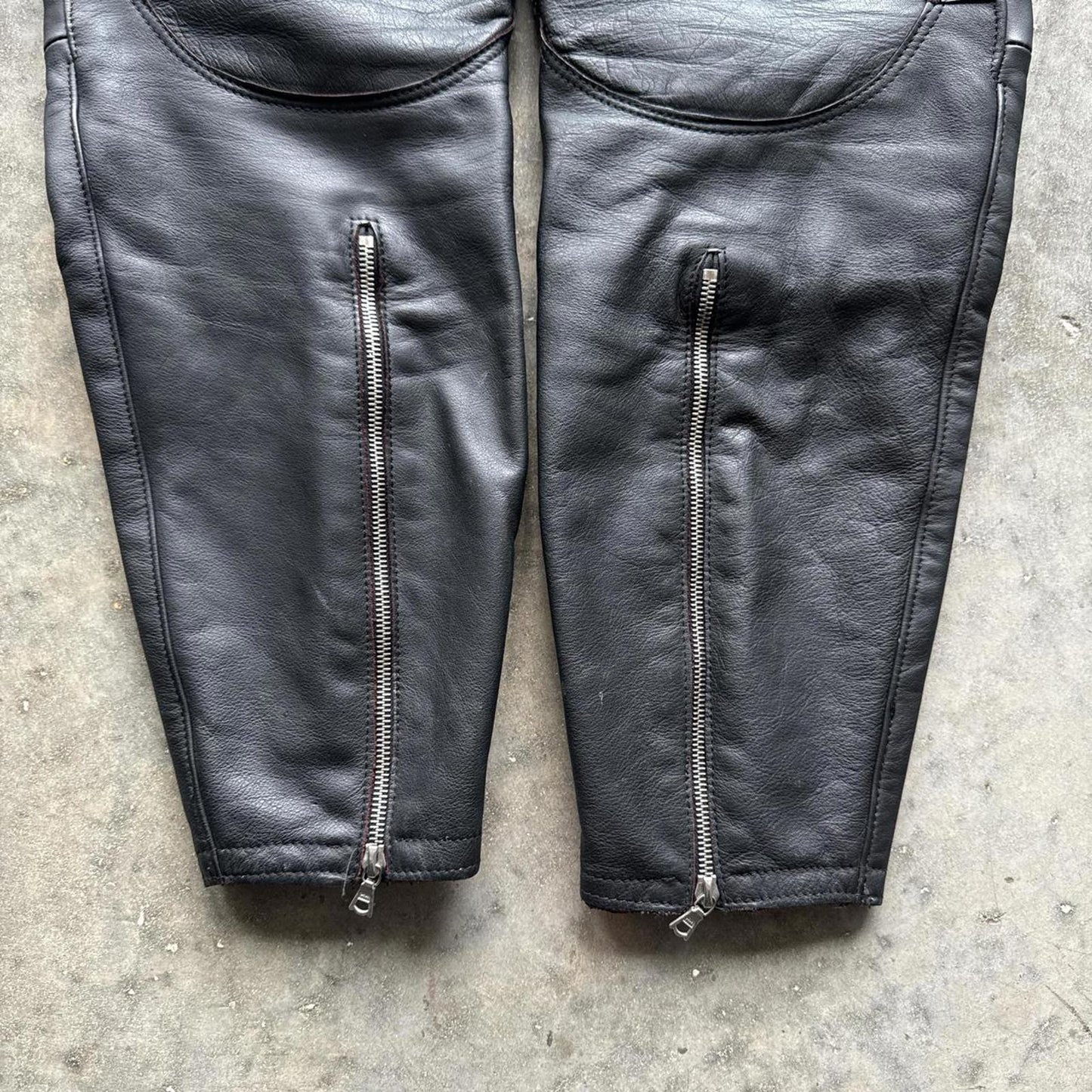 Leather Biker Motorcycle Pants  [COPY]