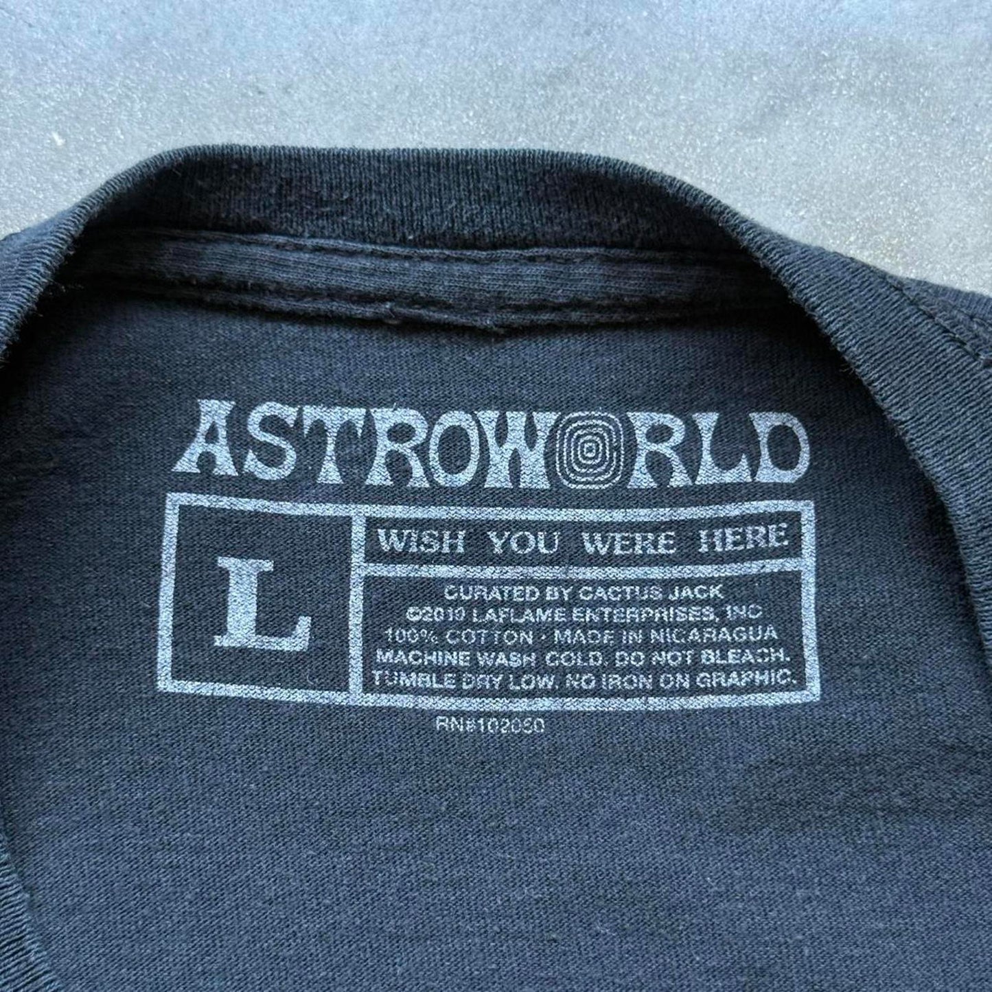 Travis Scott Astroworld “Wish You Were Here” Tour T-shirt [COPY] [COPY]