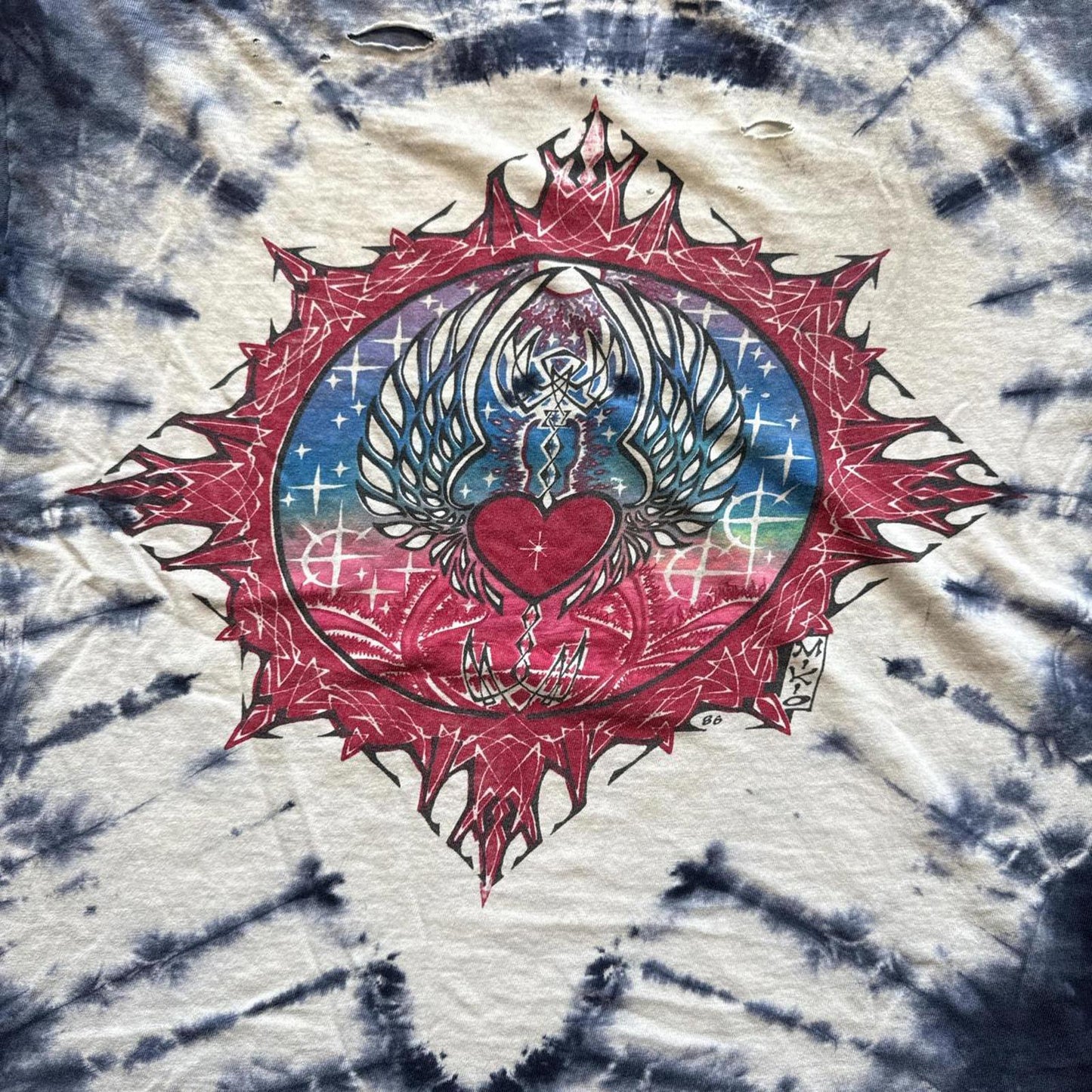 Phil Brown X Miko Vintage 1986 Skull Flower 80’s T-Shirt [COPY]