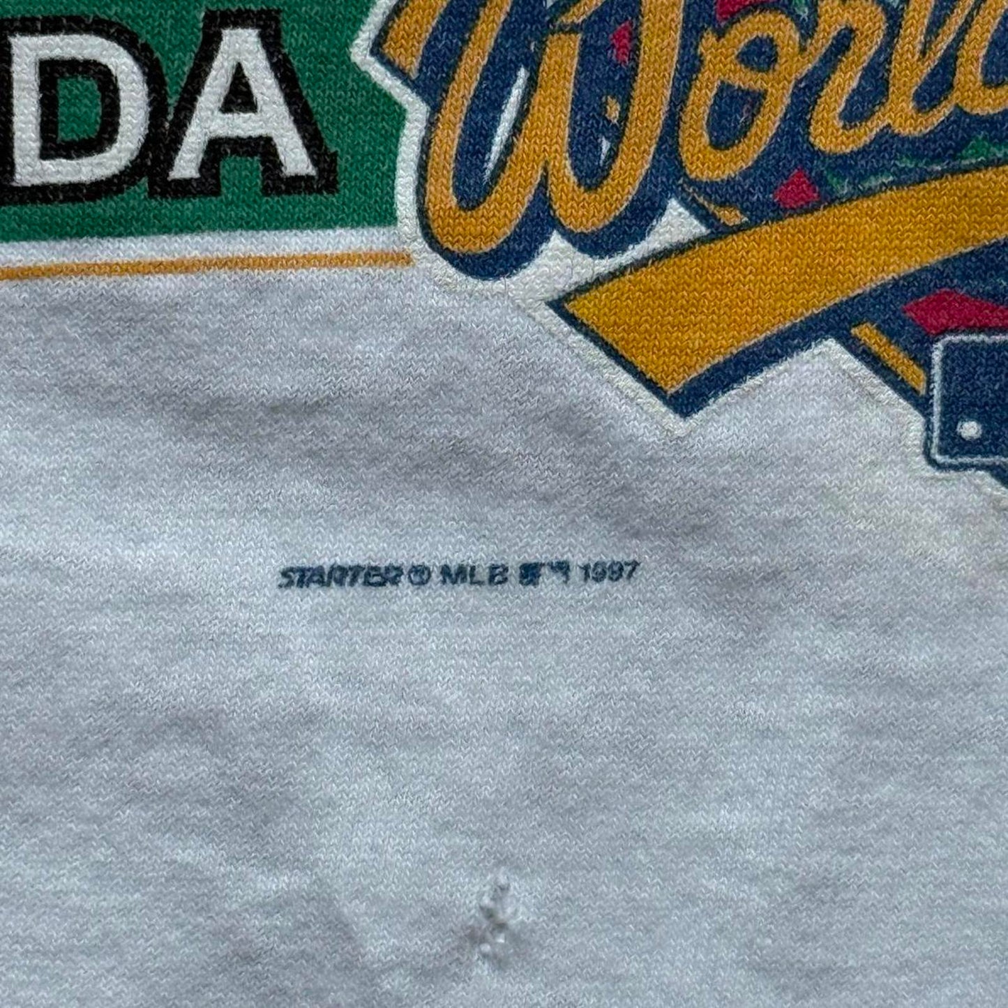 Starter 1997 Marlins National League Champs 90s T-Shirt  [COPY]