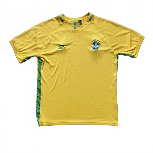 Early 2000s JEGOLD Brazil National Futbol Soccer Jersey  [COPY]