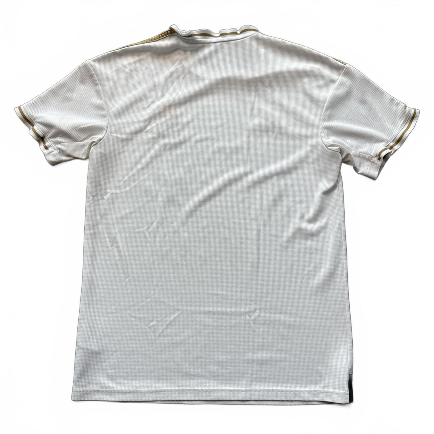Adidas Real Madrid 2019/20 White & Gold Football T-Shirt [COPY]