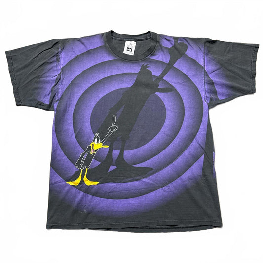 Looney Tunes Daffy Duck Purple All Over Print 1992 T-shirt  [COPY]