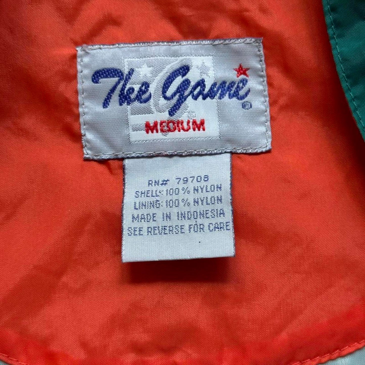 Miami Dolphins 1994 Spell Out NFL Vintage Windbreaker Jacket [COPY]