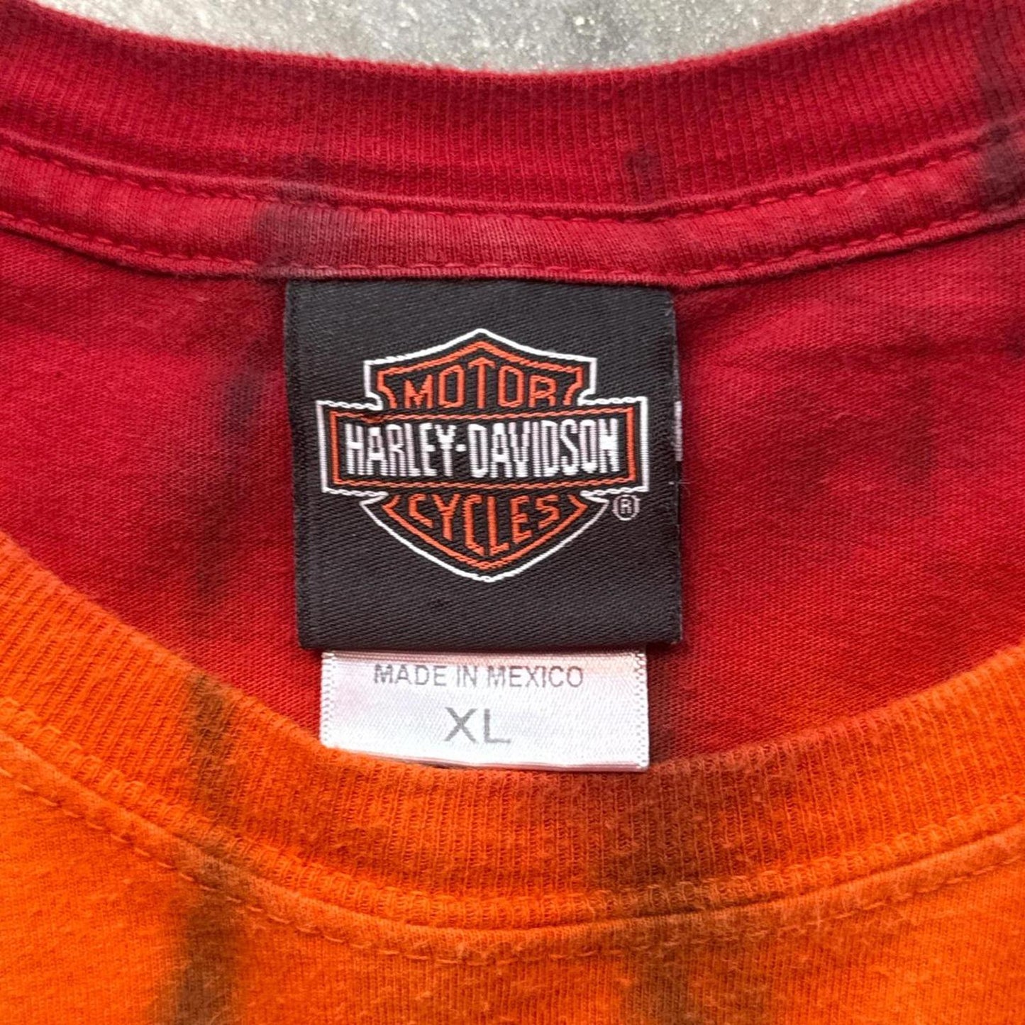 Harley Davidson Tie Dye Long Sleeve Y2k 2008 T-Shirt  [COPY]