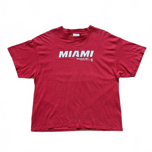 Reebok Miami Heat “Pepsi” 2000s Vintage Y2K Sports T-shirt [COPY]