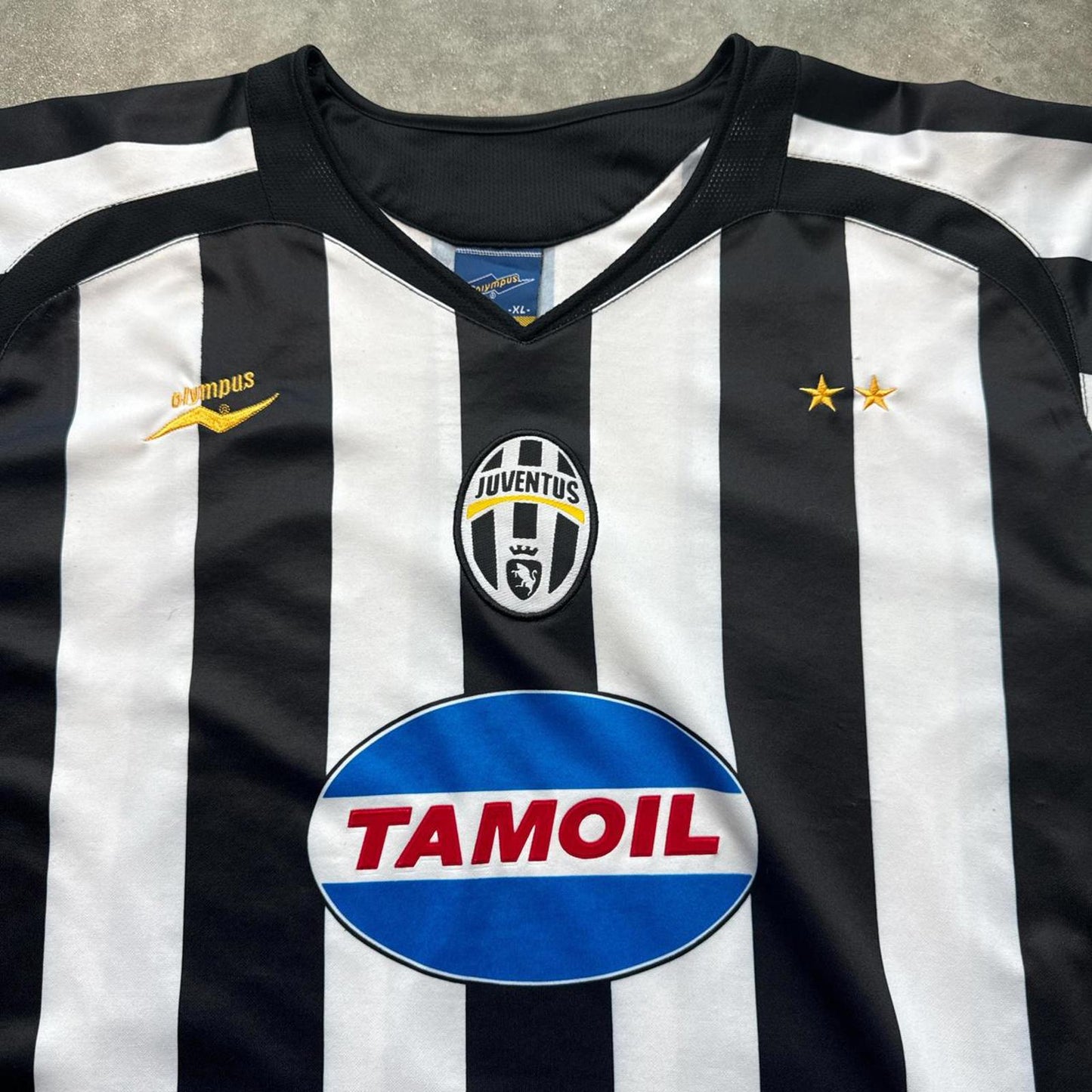 Tamoil Juventus 2004-2005 Season Home Jersey Kit Y2k T-Shirt [COPY]