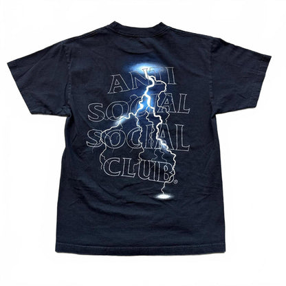 Anti Social Social Club Blue Lightning Bolt Thunder T-Shirt [COPY]