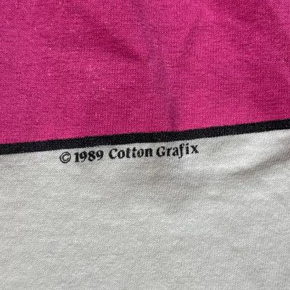 Ski The Pink Snow Vintage 80's Single Stitch 1989 T-Shirt [COPY]