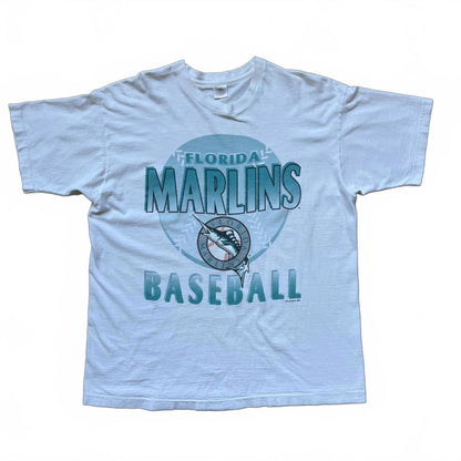 Miami Marlins “Baseball” 1997 Vintage Logo Graphic T-shirt  [COPY]