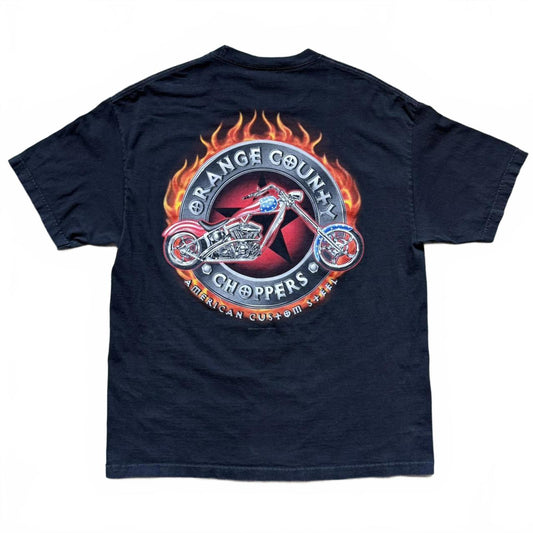 Orange County Choppers Flames Vintage Y2K Graphic T-shirt  [COPY]