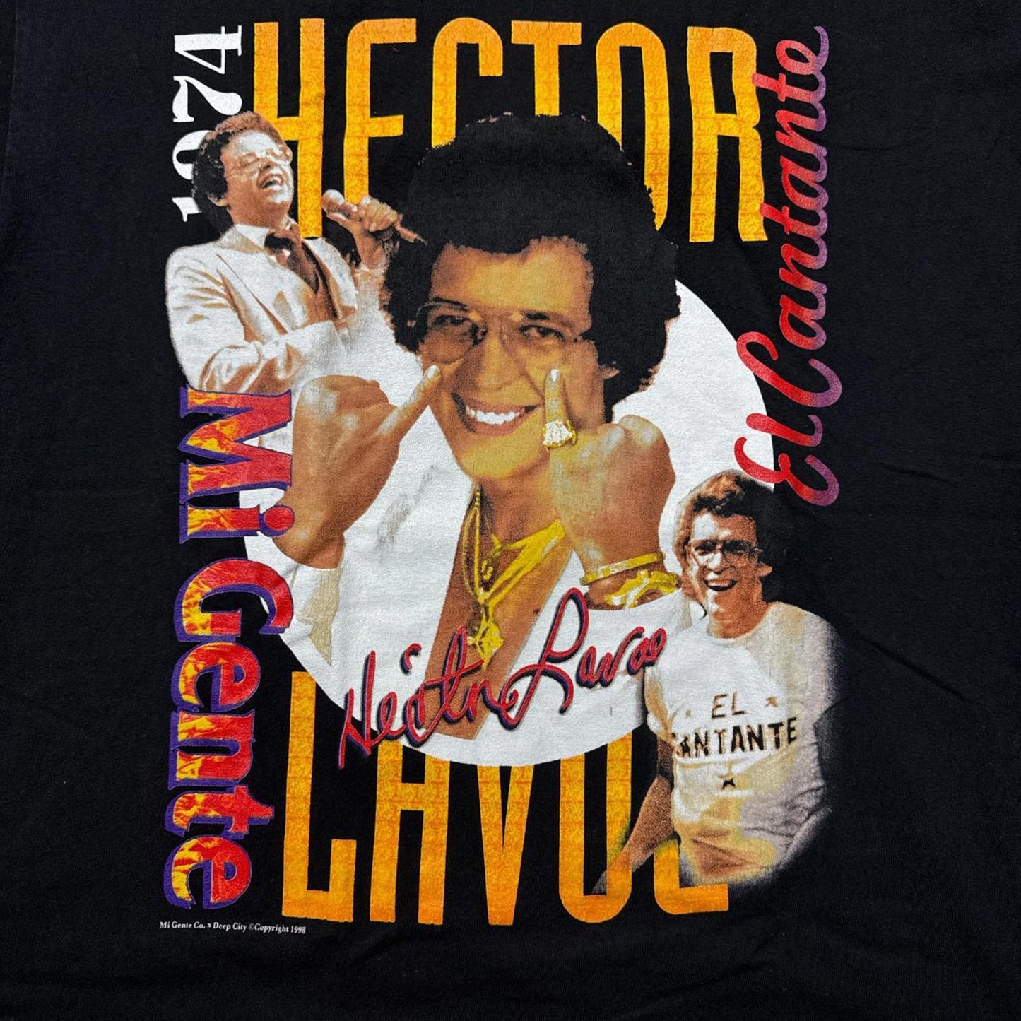 Hector Lavoe El Cantante Salsa Latin Music Rap T-Shirt Style [COPY]