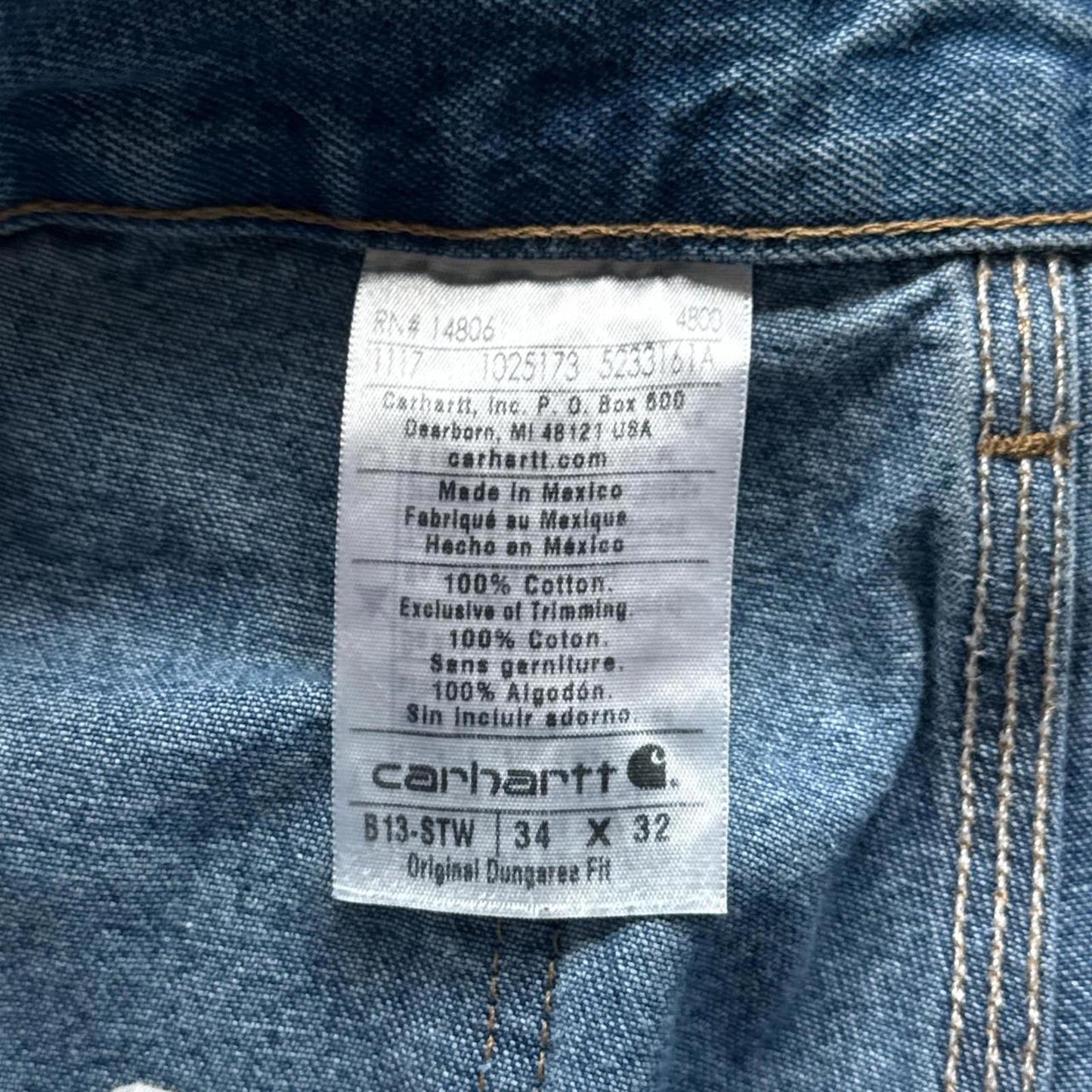 Carhartt Carpernter Blue washed Denim Jeans [COPY]