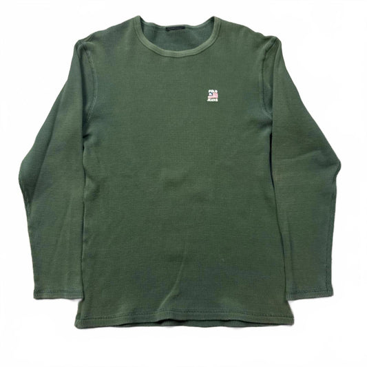 Waffle Knit Thermal Long Sleeve Ralph Lauren T-Shirt [COPY]