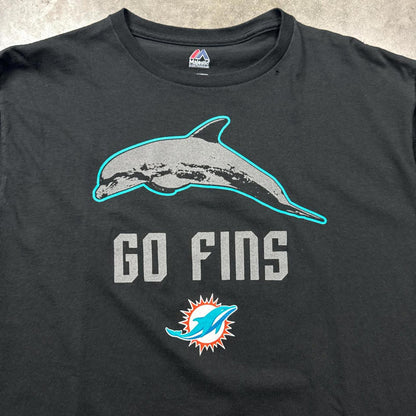 Majestic NFL Miami Dolphins “Go Fins” Long Sleeve T-Shirt [COPY]