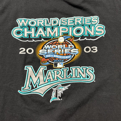 Vintage Y2k 2003 World Series Champion Miami Marlins T-Shirt [COPY]