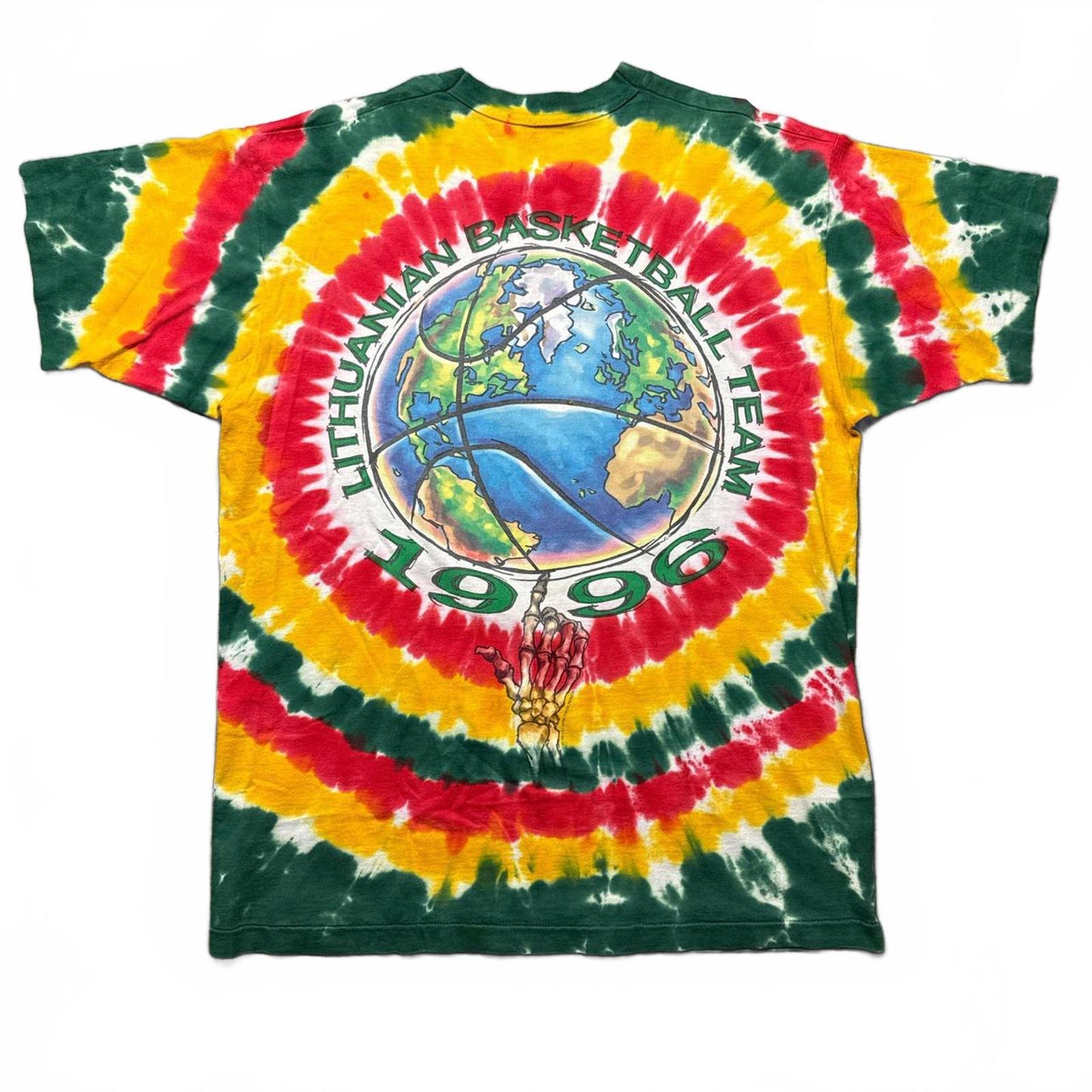 Lithuania Liquid Blue Spectrum Basketball Team 90's T-Shirt [COPY]