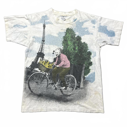 Albert Einstein Vintage 1990's Single Stitch Graphic T-Shirt [COPY]