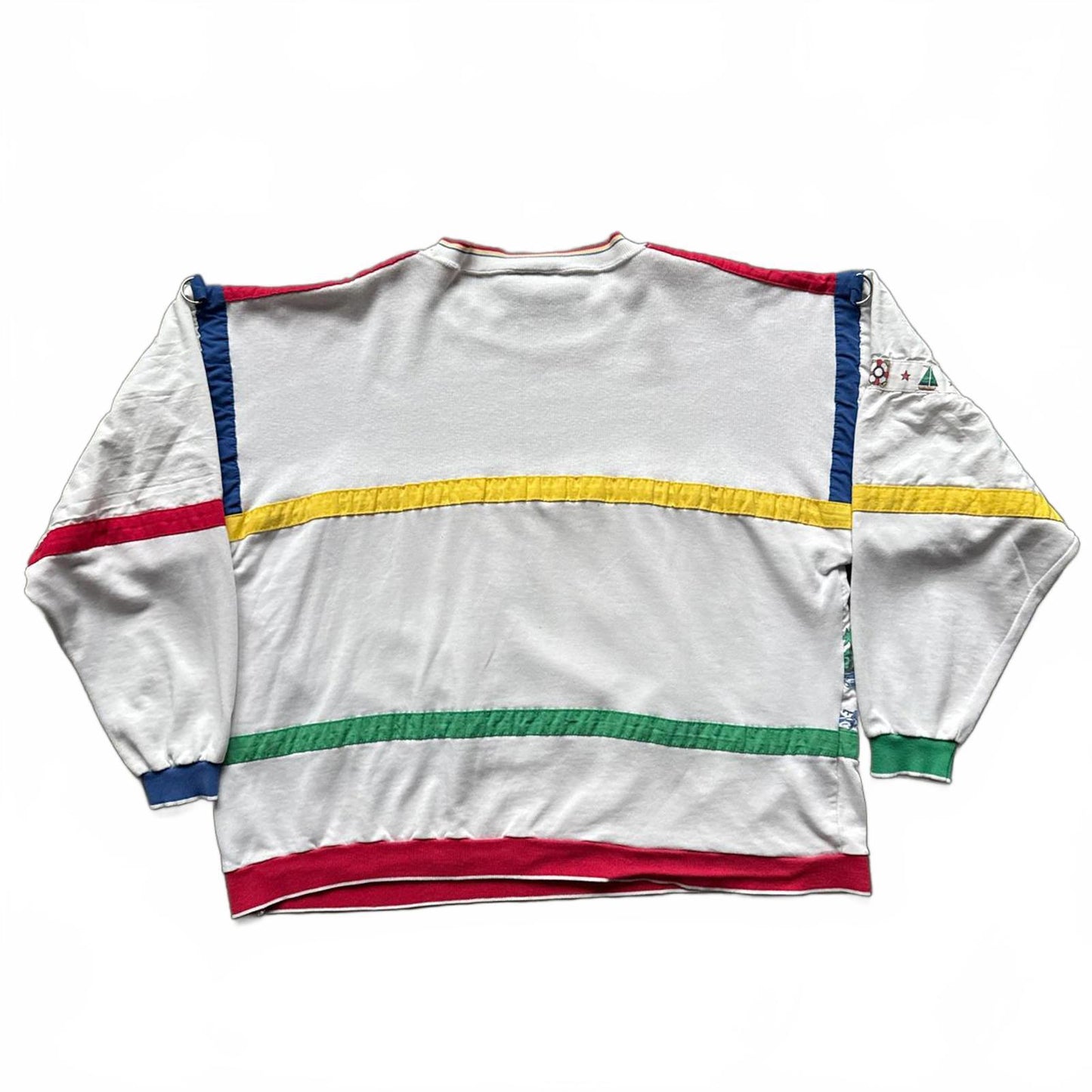 Bervely Hills Camping Sailboat Multi-Coloured 90s Crewneck [COPY]