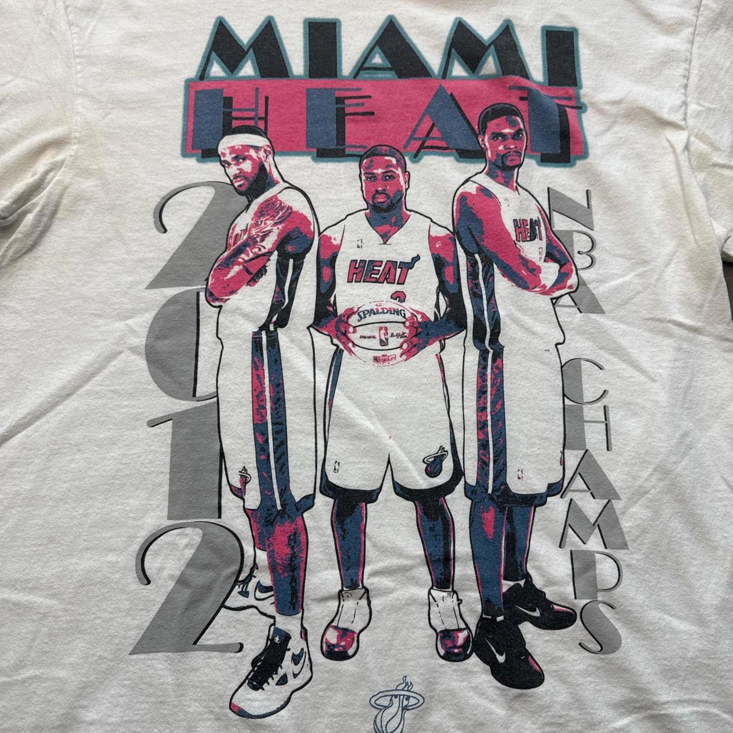 Miami Vice The Big Three 2012 Champions NBA Graphic T-Shirt [COPY]