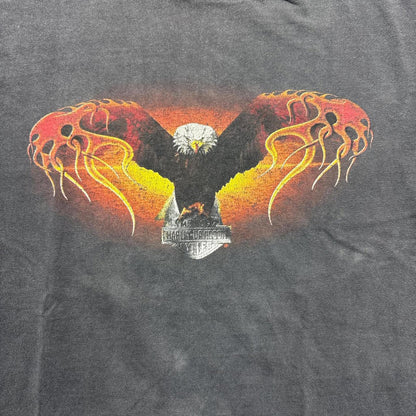 Harley Davidson Motorcylce Faded 2000 Eagle & Snake T-Shirt [COPY]